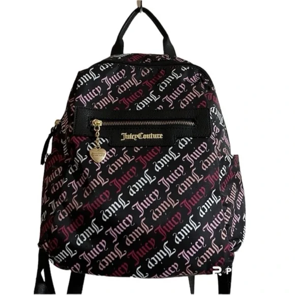 Juicy Couture Gothic Logo Quilty Pleasure Backpack